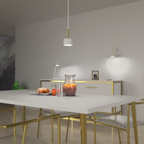 Milagro Arena fehér-arany függesztett spotlámpa (MIL-MLP7754) GX53 1 izzós IP20 Milagro Arena fehér-arany függesztett spotlámpa (MIL-MLP7754) GX53 1 izzós IP20