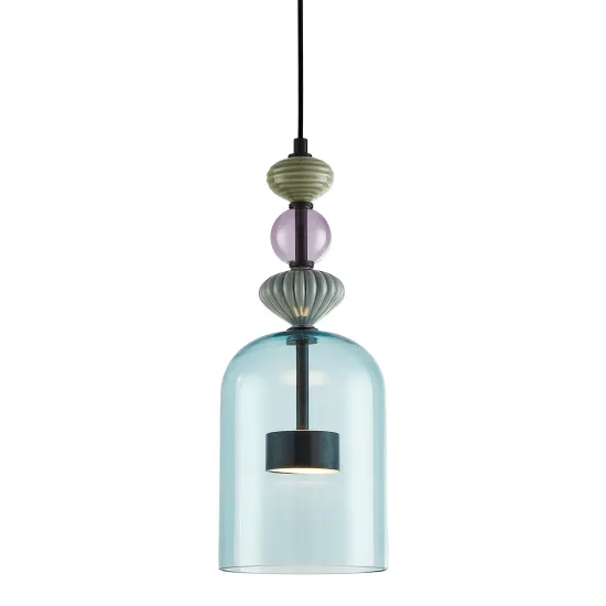 Milagro Arte fekete-színes LED függesztett lámpa (MIL-ML0358) LED 1 izzós IP20
