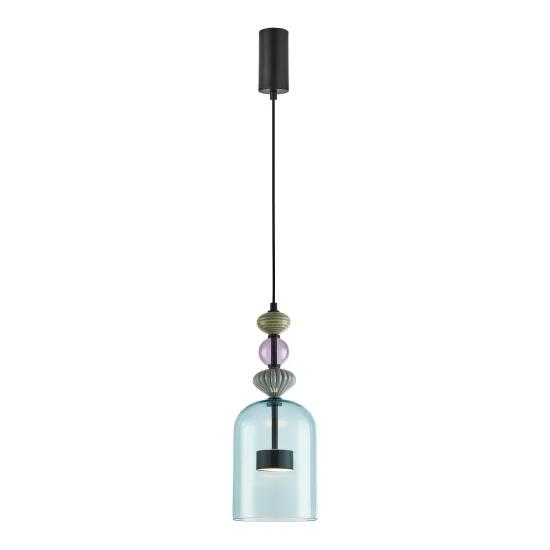 Milagro Arte fekete-színes LED függesztett lámpa (MIL-ML0358) LED 1 izzós IP20