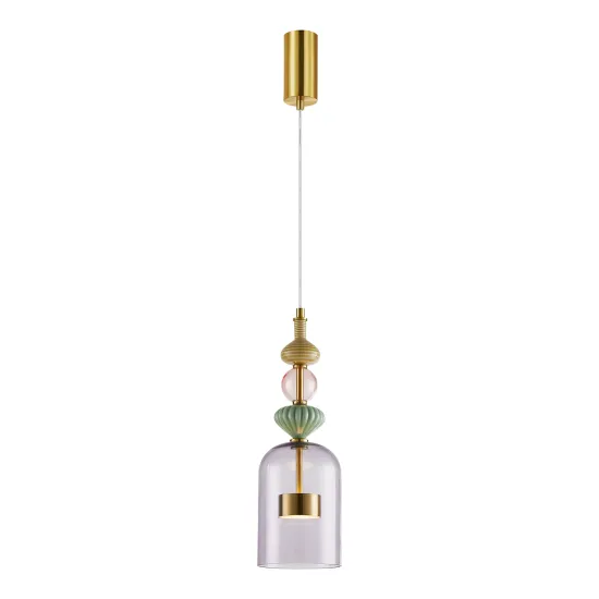 Milagro Arte arany-színes LED függesztett lámpa (MIL-ML0359) LED 1 izzós IP20