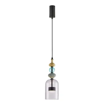 Milagro Arte fekete-színes LED függesztett lámpa (MIL-ML0360) LED 1 izzós IP20 Milagro Arte fekete-színes LED függesztett lámpa (MIL-ML0360) LED 1 izzós IP20