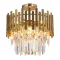 Milagro Aspen arany kristály mennyezeti lámpa (MIL-ML8810) E14 6 izzós IP20