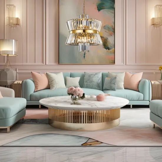 Milagro Aurelia arany kristály függesztett lámpa (MIL-ML0405) E14 12 izzós IP20