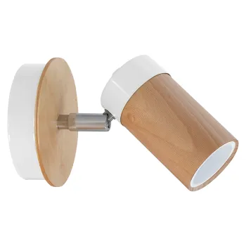 Milagro Baron barna-fehér fali spotlámpa (MIL-MLP9007) GU10 1 izzós IP20