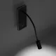Milagro Base fekete LED fali lámpa  (MIL-ML63500) LED 1 izzós IP20