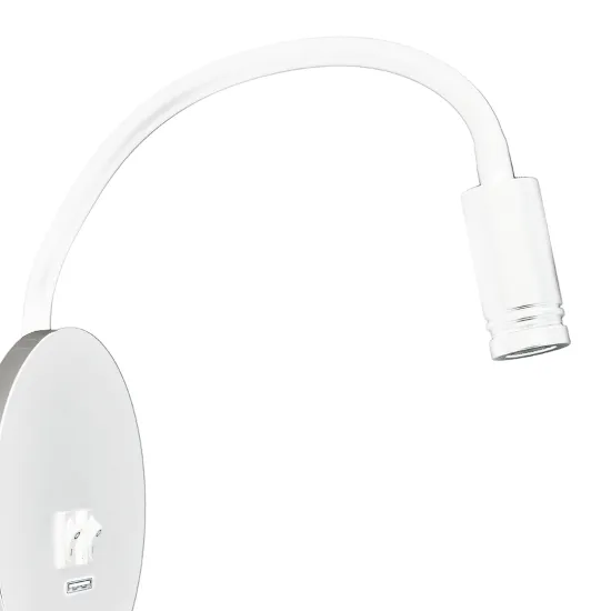 Milagro Base fehér LED fali lámpa  (MIL-ML6353) LED 1 izzós IP20