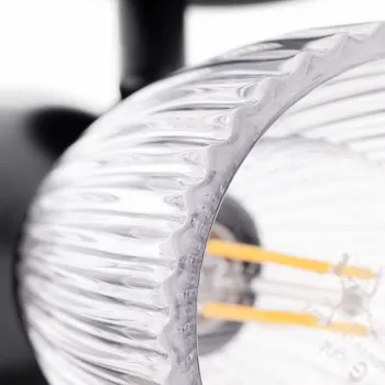 Milagro Best fekete-átlátszó mennyezeti spotlámpa (MIL-ML9970) E14 1 izzós IP20