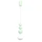 Milagro Boule zöld-fehér függesztett lámpa (MIL-MLP1028) G9 1 izzós IP20