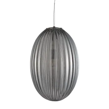 Milagro Braga króm-szürke függesztett lámpa (MIL-ML0351) E27 1 izzós IP20