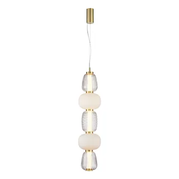 Milagro Caro arany-fehér LED függesztett lámpa (MIL-ML0361) LED 1 izzós IP20