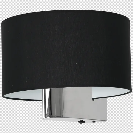 Milagro Casino fekete-króm fali lámpa (MIL-ML6377) E27 2 izzós IP20