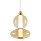 Milagro Daphne arany-borostyán LED függesztett lámpa (MIL-ML0345) LED 1 izzós IP20