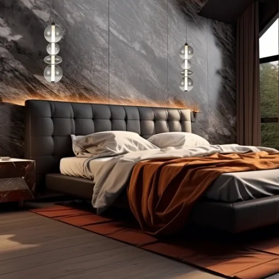 Milagro Daphne fekete-füstszínű LED függesztett lámpa (MIL-ML0347) LED 1 izzós IP20