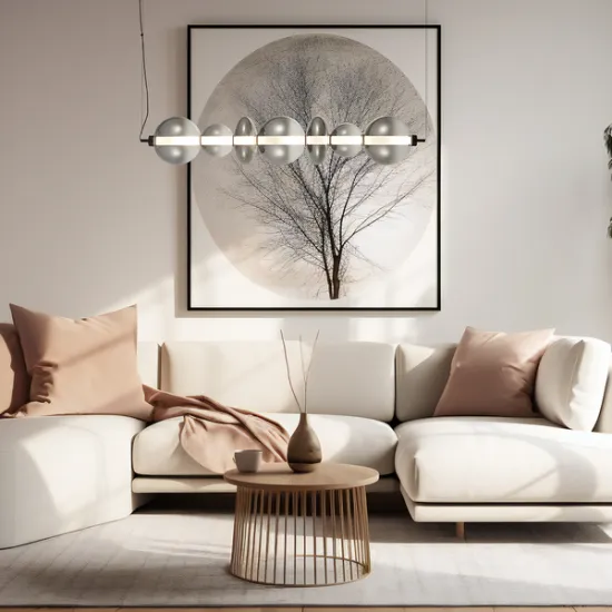 Milagro Daphne fekete-füstszínű LED függesztett lámpa (MIL-ML0348) LED 1 izzós IP20