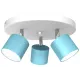 Milagro Dixie kék-fehér mennyezeti spotlámpa (MIL-MLP7607) GX53 3 izzós IP20