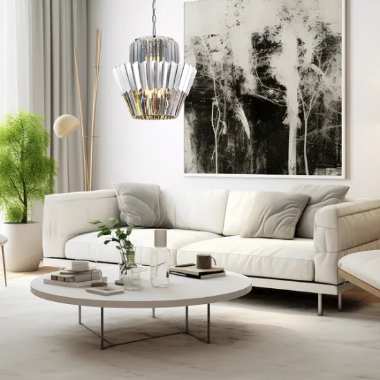 Milagro Donna króm kristály függesztett lámpa (MIL-ML0414) E14 9 izzós IP20