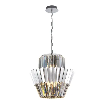 Milagro Donna króm kristály függesztett lámpa (MIL-ML0414) E14 9 izzós IP20