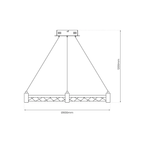 Milagro Elegance arany LED függesztett lámpa (MIL-ML0996) LED 1 izzós IP20