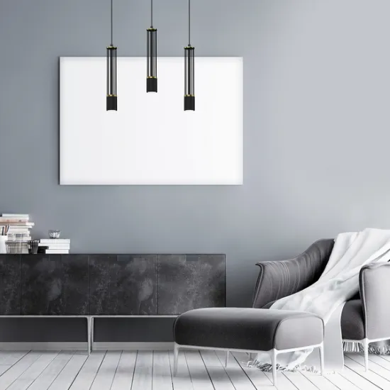 Milagro Estilo fekete függesztett spotlámpa (MIL-MLP8410) GU10 3 izzós IP20