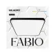 Milagro Fabio fehér-fekete LED mennyezeti lámpa (MIL-ML7935) LED 1 izzós IP20