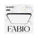Milagro Fabio fehér-fekete LED mennyezeti lámpa (MIL-ML7937) LED 1 izzós IP20