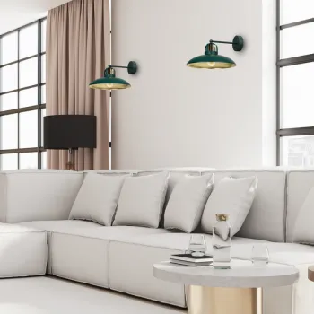 Milagro Felix zöld fali lámpa (MIL-MLP7707) E27 1 izzós IP20