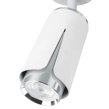 Milagro Flower króm-fehér mennyezeti spotlámpa (MIL-ML0272) GU10 1 izzós IP20