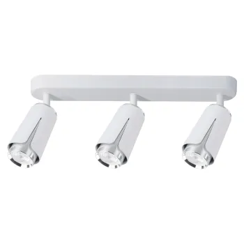 Milagro Flower króm-fehér mennyezeti spotlámpa (MIL-ML0274) GU10 3 izzós IP20