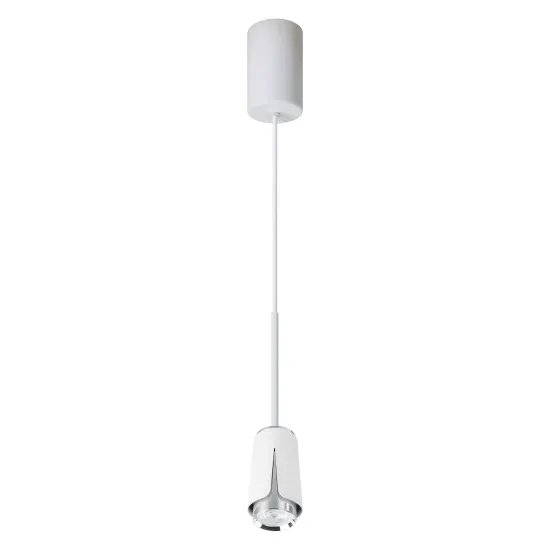 Milagro Flower króm-fehér függesztett spotlámpa (MIL-ML0275) GU10 1 izzós IP20