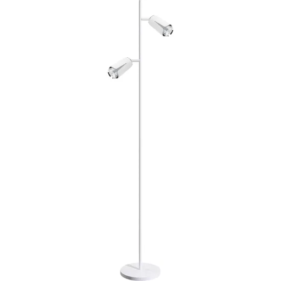 Milagro Flower króm-fehér állólámpa (MIL-ML0277) GU10 2 izzós IP20