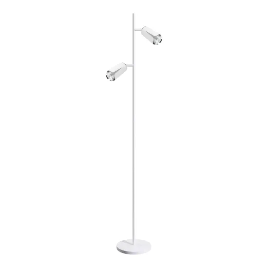 Milagro Flower króm-fehér állólámpa (MIL-ML0277) GU10 2 izzós IP20