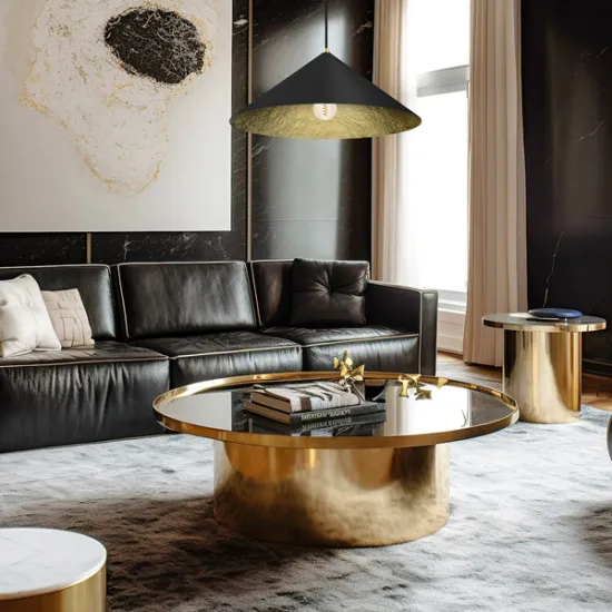 Milagro Fuji fekete-arany függesztett lámpa (MIL-MLP0645) E27 1 izzós IP20