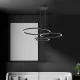 Milagro Galaxia fekete LED függesztett lámpa (MIL-ML8789) LED 1 izzós IP20