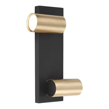 Milagro Genesis fekete-arany fali spotlámpa (MIL-ML0380) GU10 2 izzós IP20