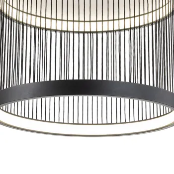 Milagro Guarda fekete LED mennyezeti lámpa (MIL-ML0528) LED 1 izzós IP20