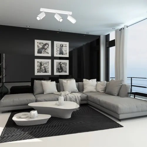 Milagro Hudson fehér mennyezeti spotlámpa (MIL-MLP8803) GU10 3 izzós IP20