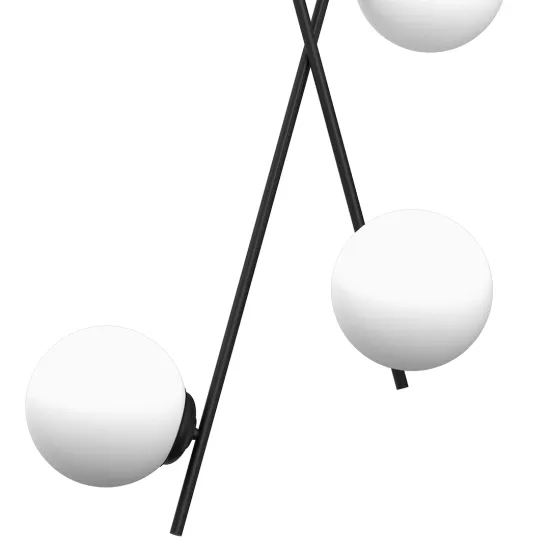 Milagro Inter fekete-fehér mennyezeti lámpa (MIL-MLP0974) E14 4 izzós IP20