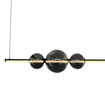 Milagro Kugel fekete LED függesztett lámpa (MIL-ML0982) LED 1 izzós IP20