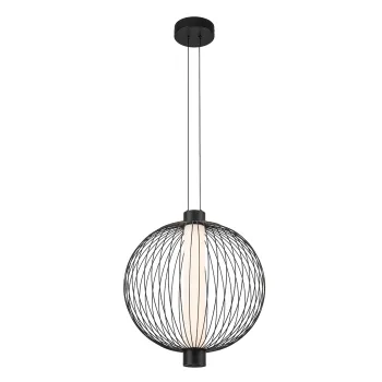 Milagro Kyoto fekete-fehér LED függesztett lámpa (MIL-ML0526) LED 1 izzós IP20