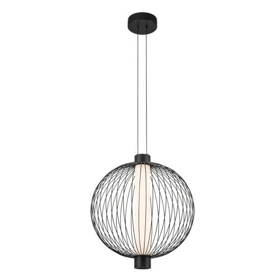 Milagro Kyoto fekete-fehér LED függesztett lámpa (MIL-ML0526) LED 1 izzós IP20
