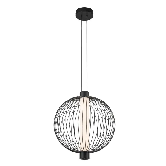 Milagro Kyoto fekete-fehér LED függesztett lámpa (MIL-ML0526) LED 1 izzós IP20