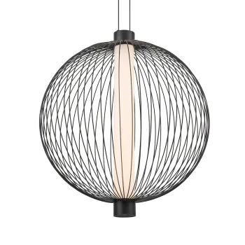 Milagro Kyoto fekete LED függesztett lámpa (MIL-ML0527) LED 1 izzós IP20