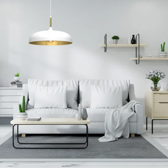 Milagro Lincoln fehér függesztett lámpa (MIL-MLP7899) E27 1 izzós IP20