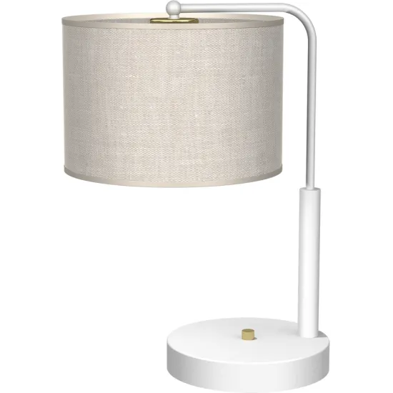 Milagro Lino fehér asztali lámpa (MIL-MLP7502) E27 1 izzós IP20