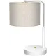 Milagro Lino fehér asztali lámpa (MIL-MLP7502) E27 1 izzós IP20