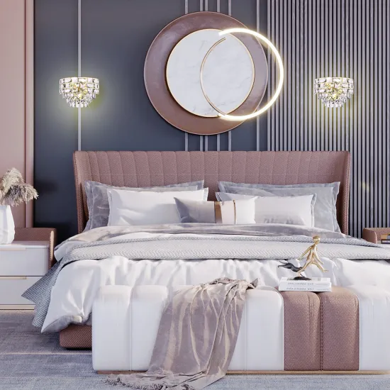 Milagro Luxuria arany kristály fali lámpa  (MIL-ML8893) E14 2 izzós IP20