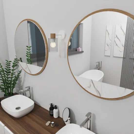 Milagro Madera fehér-átlátszó függesztett lámpa (MIL-MLP8553) E27 1 izzós IP20