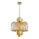 Milagro Margot arany kristály függesztett lámpa (MIL-ML0407) E14 6 izzós IP20