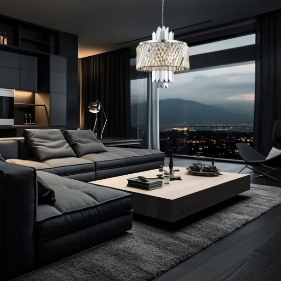 Milagro Margot króm kristály függesztett lámpa (MIL-ML0408) E14 6 izzós IP20