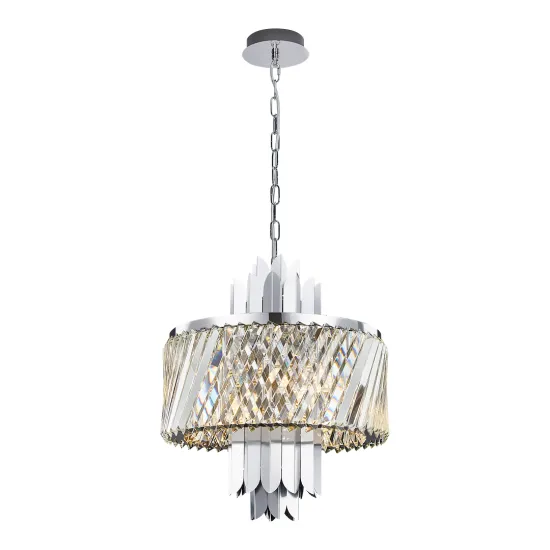Milagro Margot króm kristály függesztett lámpa (MIL-ML0408) E14 6 izzós IP20